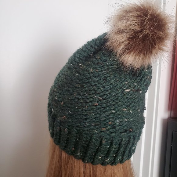 NWOT Handmade Beanie with 20% Wool! - Picture 7 of 12